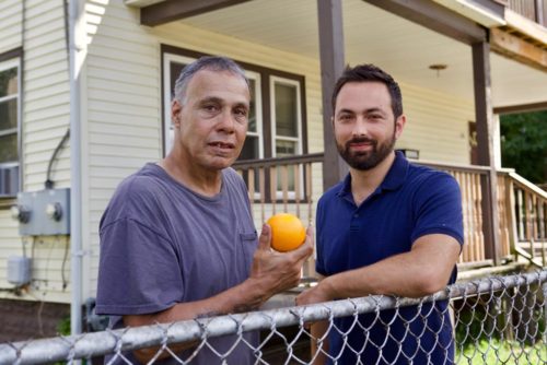 Scurvy sufferer Sonny Lopez and Dr. Derek Muller (C) Genepool Pr